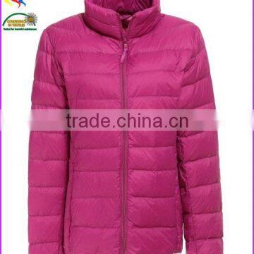 light weight lady down jacket