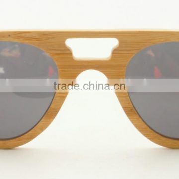 Can be customized Frame Material and Polarized Lenses Optical Attribute bamboo Sunglasses