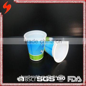 2015 New Product PP Plastic 170ml Disposable Sealable Milk Cup