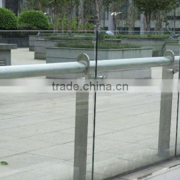 Parapet Wall system Steel frame glass panel