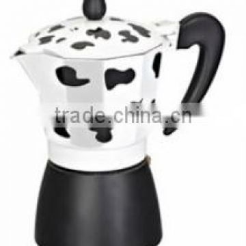 customized moka pot/coffee maker with 3cups