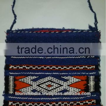 Handwoven kilim clutch bags handmade by moroccan berber women Wholesaler n14
