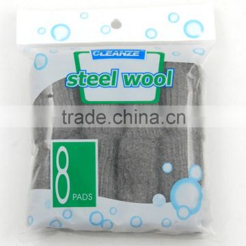 8pc steel wool scourer stainless steel scourers