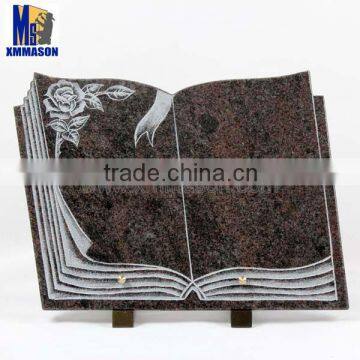 Hot sell granite plaque with book