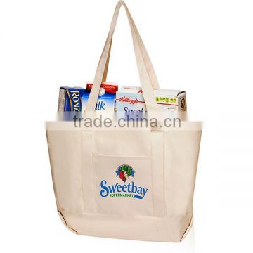 Factory price hot selling canvas grocery bag