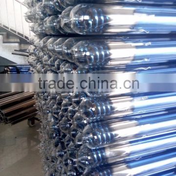 2016 glass solar vacuum corrugation tube for water heater/factory price