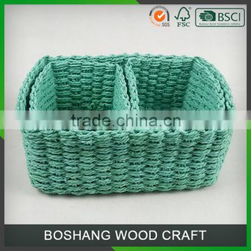 China Cheap New Design Paper Woven Basket