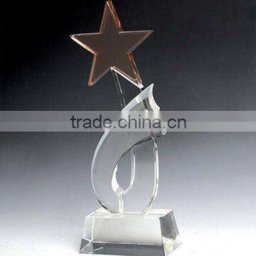 Corporate gifts crystal star trophy awards