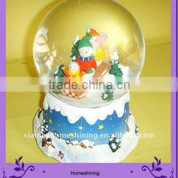 christmas music snowglobe