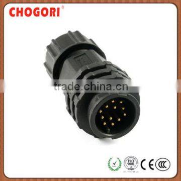 Chogori 12pin waterproof connector, high quality 12pin connector, IP67 waterproof connector