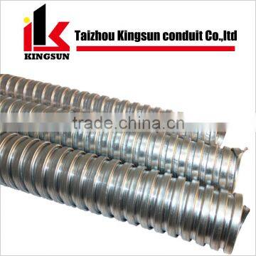 stainless steel metal corrugated pipe gi flexible conduit