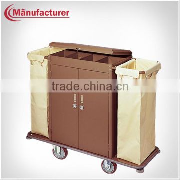 Hotel Room Housekeeping Laundry Cleaning Service Cart Trolley Equipment