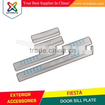 4 DOOR SILL SCUFF PLATE DOOR SILL PLATE COVABS DOOR SILL PALTE FOR F-I-E-S-T-A 2012