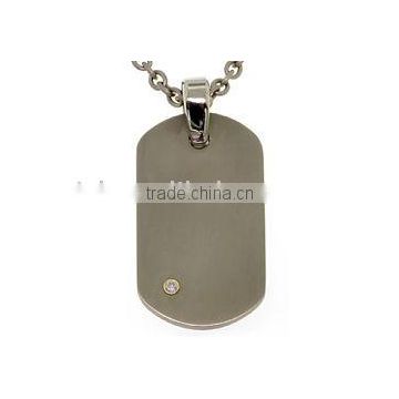skin-friendly custom titanium pendants