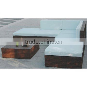 HC-J020 modern style outdoor rattan sofa set without arm