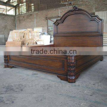 Antique Bedroom Furniture - Antique Victorian Custom Design Bed