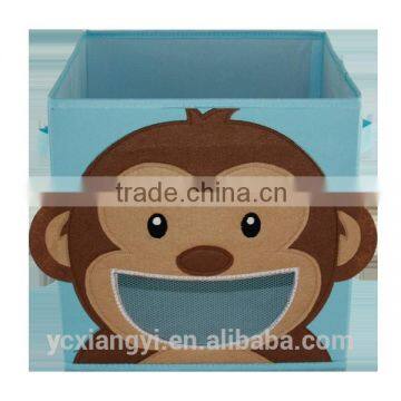 High Quality Fabric Toy Kids Storage Bins Kids Decorative Foldable Storage Box