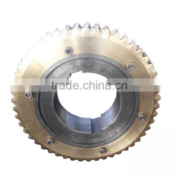 Konic gearbox 42 CrMo worm gear and shaft