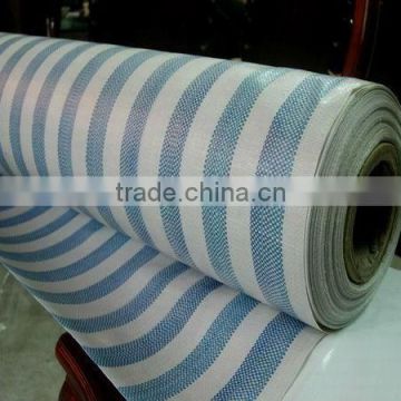 awning fabric blue white stripe pe tarpaulin