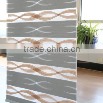 pleated dual combi curtain fabric