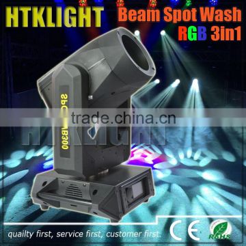 Beam spot wash 300w 15r 3in1 moving head beam