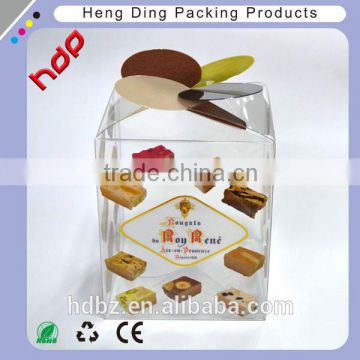 Food grade material!customized transparent plastic pvc box for candy ,chocolate ,cakes Packaging