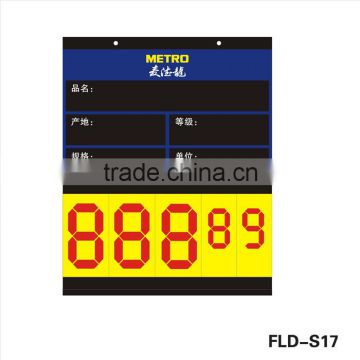 Factory supply cheap sign boards for shops,promotion display price sign