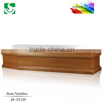 High level quality solid wooden coffins caskets wholesales
