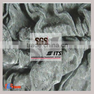 Polyester spandex two layer jacquard knitting fabric