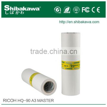 gestetner ptinting paper roll ricoh HQ 90 A3 master