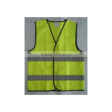 100% polyester high visibility safety reflective vest
