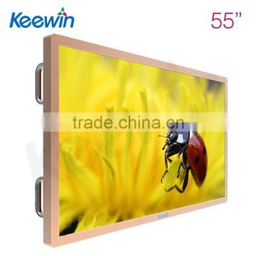 Keewin 55inch high brightness 2500nits Digital Signage with full back cover