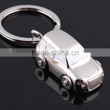 Wholesale business gift metal 3D car key chains /On sale keychains metal 3d car shape key rings