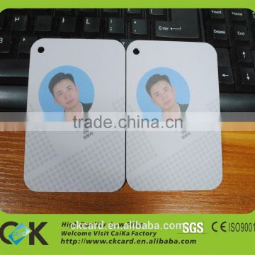 Eco-friendly plastic pvc!Printing portrait id card from gold manufacture