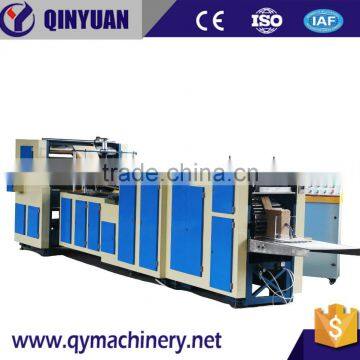 Automatic high speed food paper bag making machine