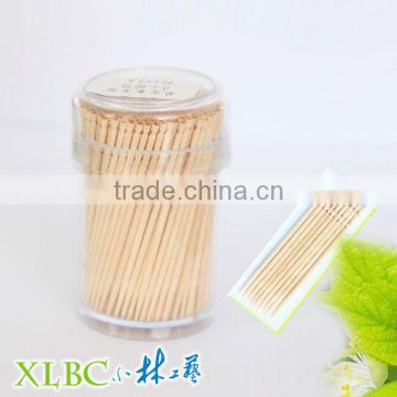 xiaolin light 6.5cm*1.8mm Little Round jar one point wooden toothpick