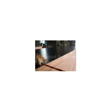 Customized Durable Thick Black Film Faced Plywood , Water Resistant Marine Plywood Sheet 21mm