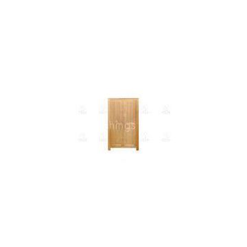 Modern Indoor Ash Wood Furniture Solid Wardrobe For Store Clothing