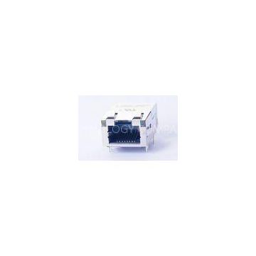 1X1 TAB-UP 10 / 100 / 1000M LOW PROFILE RJ45 CONNECTOR WITH DIMENSION 16.85X24.13X11.30MM , WITH LED