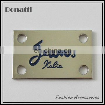 hot sale custom embossed metal labels