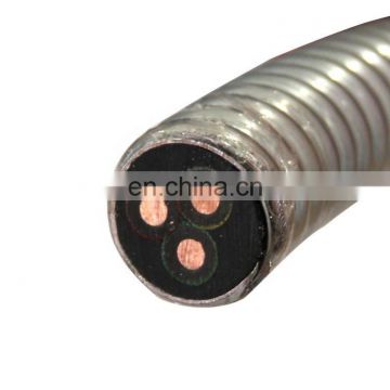 galvanized steel tape interlocked armoring, round cable for submersible oil pump(ESP) cable
