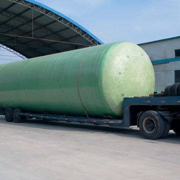 Sewage Manure Treatment Industrial Water Purifier System Round Fiberglass Tanks