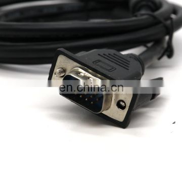Factory Supply different meters Standard HD 15-Pin High quality VGA to VGA 3+4 Monitor Cable VGA flat cable