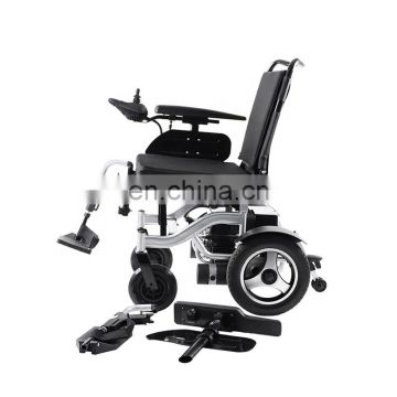 2021 Steel frame strong bear loading adjustable seat width reclining backrest high quality electric wheelchair 150kg for elderly