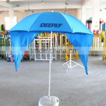200cm hot selling printed advertising tent beach umbrella with hand bag