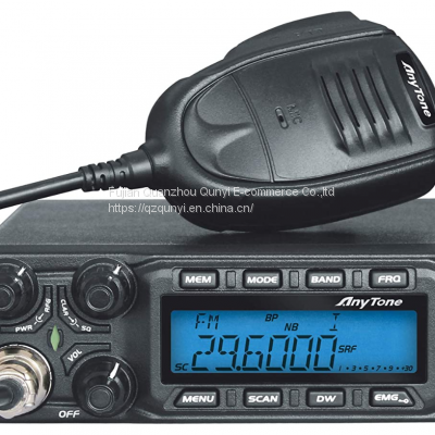 AnyTone AT-6666 10 Meter Radio for Truck, with SSB(PEP)/FM/AM/PA Mode, High Power Output 15W AM, 45W FM, 60W SSB(PEP)