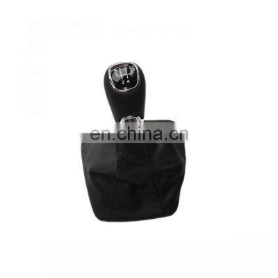 1ZD711113 5 Speed Gear Shift Knob Artificial leather Boot For Skoda Octiva 04-08
