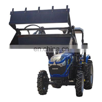 Good condition 90hp Mini tractors with front end loader price cheap mini tractor loader digger for sale