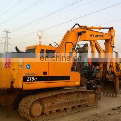 Low price Hyundai Robex 215 crawler excavator on sale