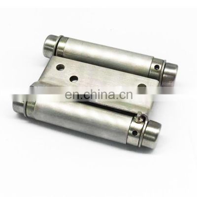 2021 new good quality Factory Direct stainless steel adjustable double spring hinge for door